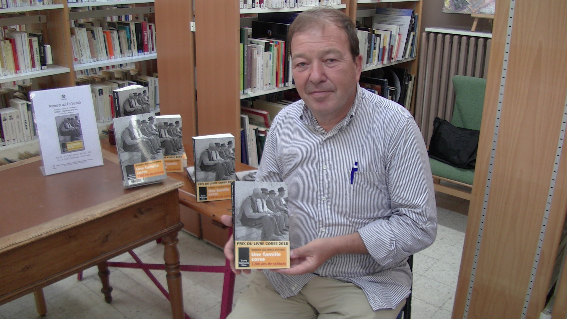 Robert Colonna d’Istria à Bastia : "Une famille corse. 1 200 ans de solitude"