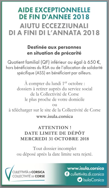 Cdc Aide Exceptionnelle De Fin D Annee 2018 Destinee Aux