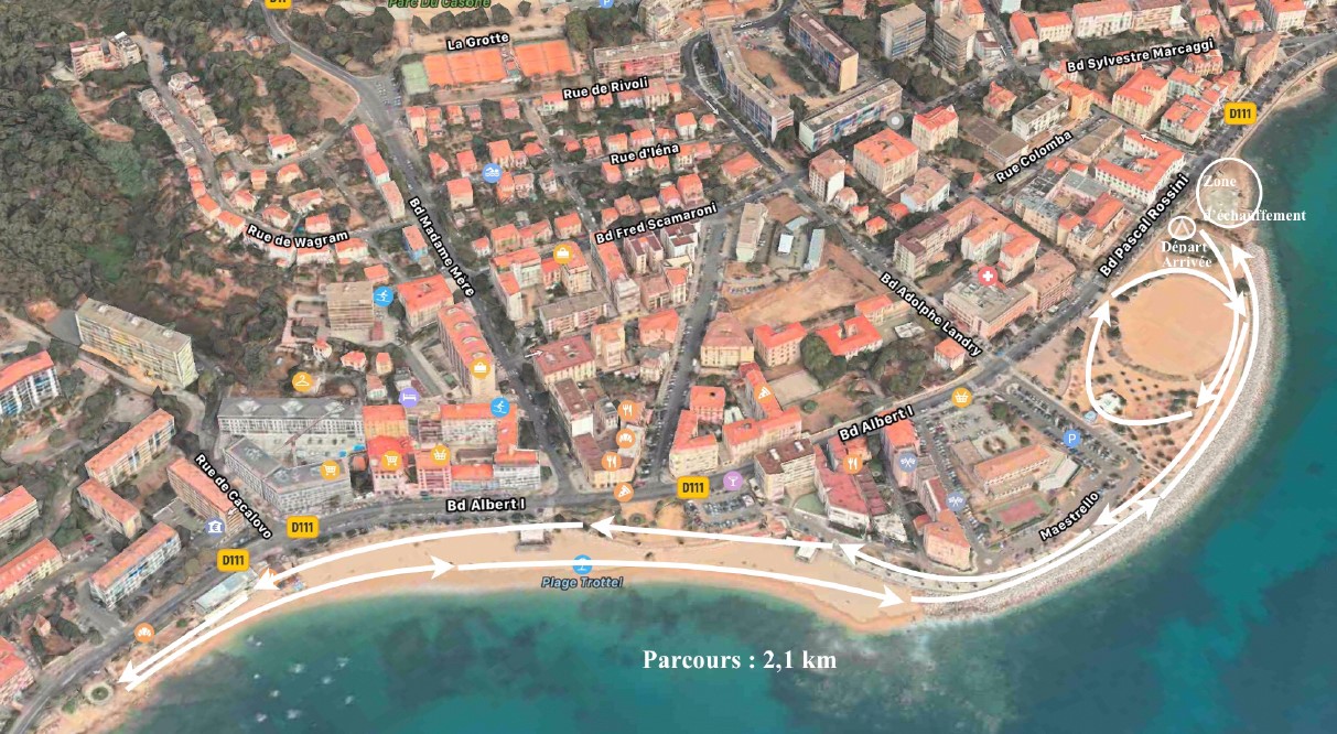 Le parcours du cross-country au profit de l’association ELA