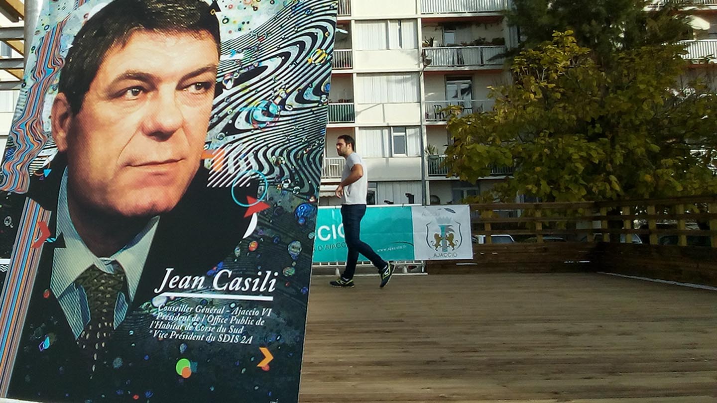 Ajaccio : inauguration de la place Jean Casili, en plein cœur des Salines