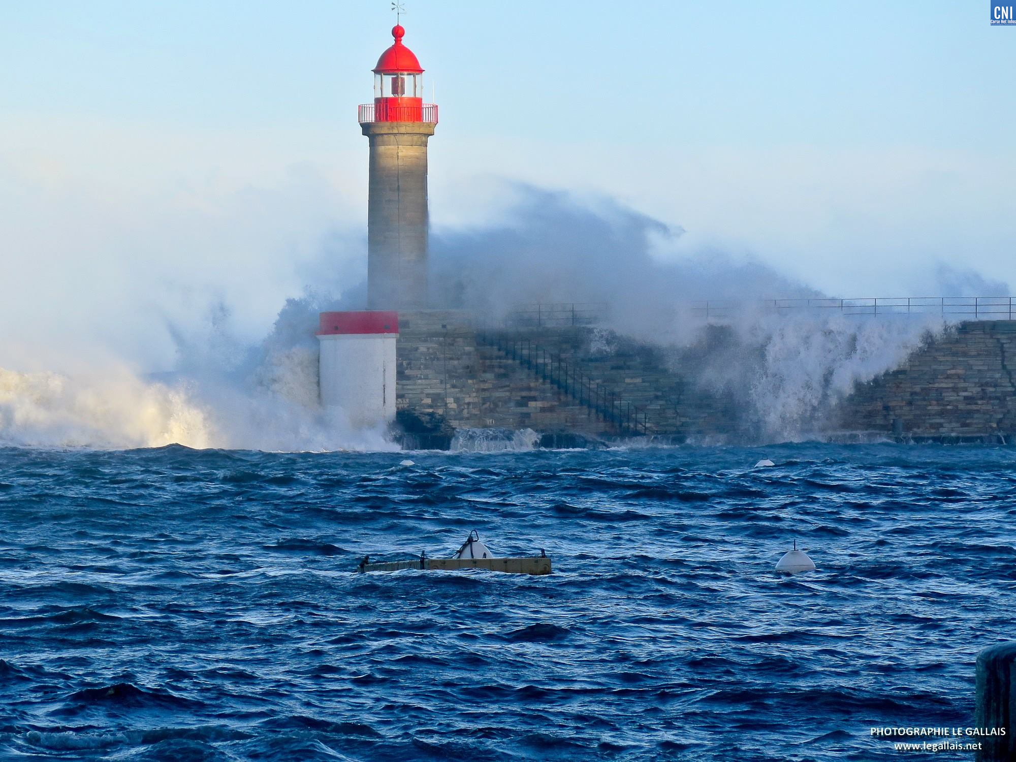 La Haute-Corse placée en vigilance jaune vagues-submersion ce mercredi