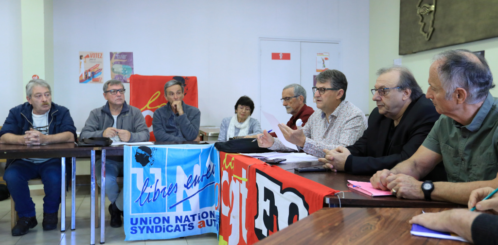 Rencontres organisations syndicales-CdC et CAPA : Retraités, jeunes, transports au cœur du débat