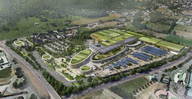 La maquette du projet de Lucciana (photo twitter Sylvain Fanti)..