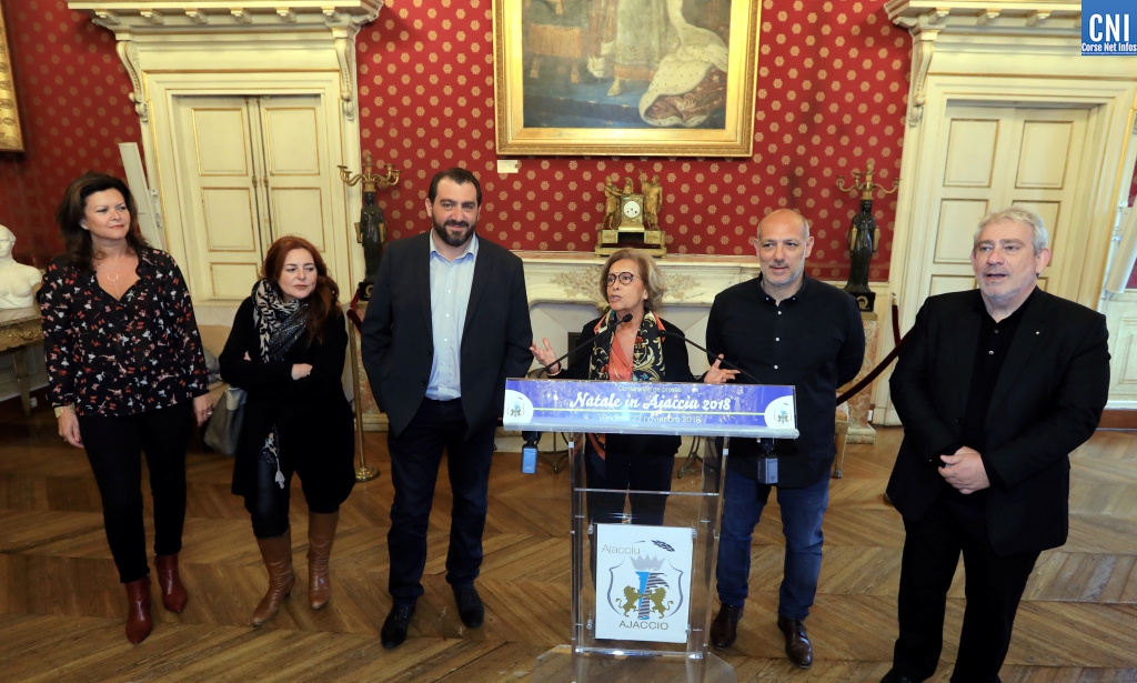 Le programme des festivités a été présenté par Simone Guerrini, adjointe au maire d'Ajaccio, déléguée à la Culture (Photos Michel Luccioni)