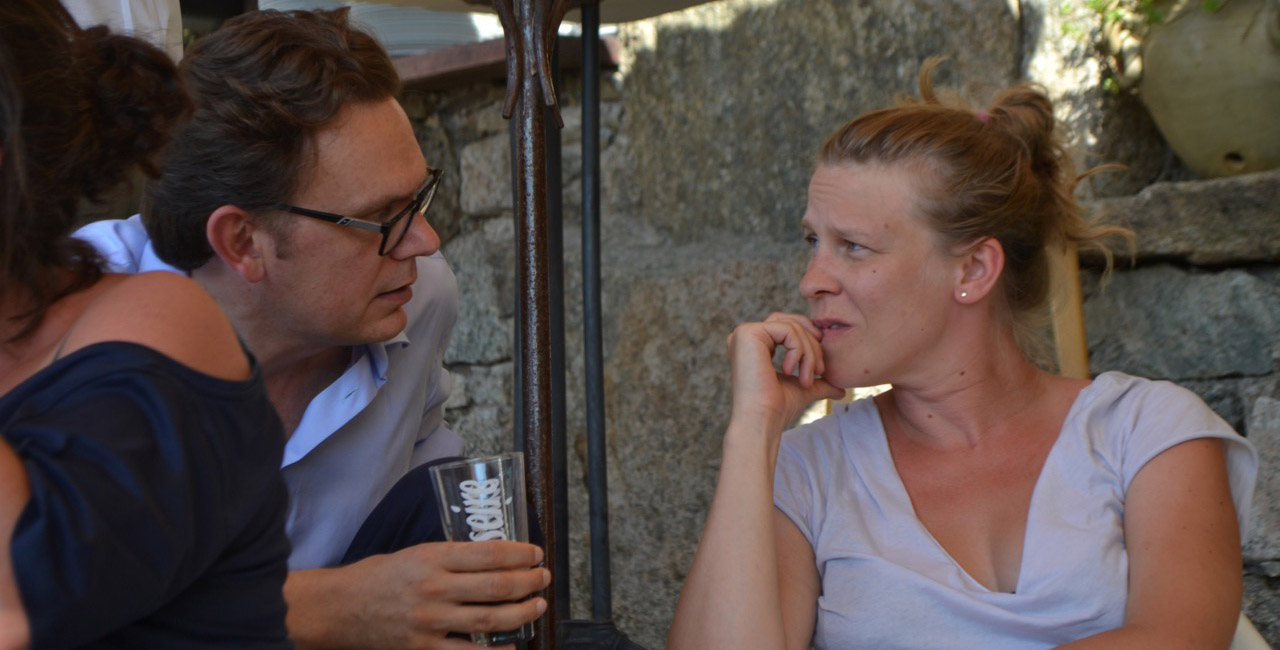 Gabriel LeBomin et Claire Burger à Lama en 2017
