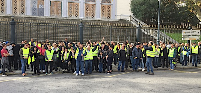 Bastia : Plusieurs centaines de gilets jaunes dans la rue