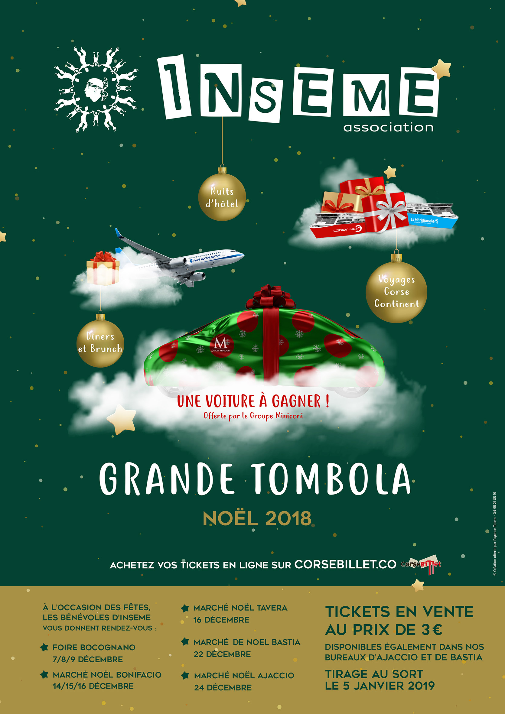 Tombola de Noel 2018 au profit de l’Association INSEME | Brèves | Corse Tombola de Noel 2018 au profit de l’Association INSEME | Brèves | Corse