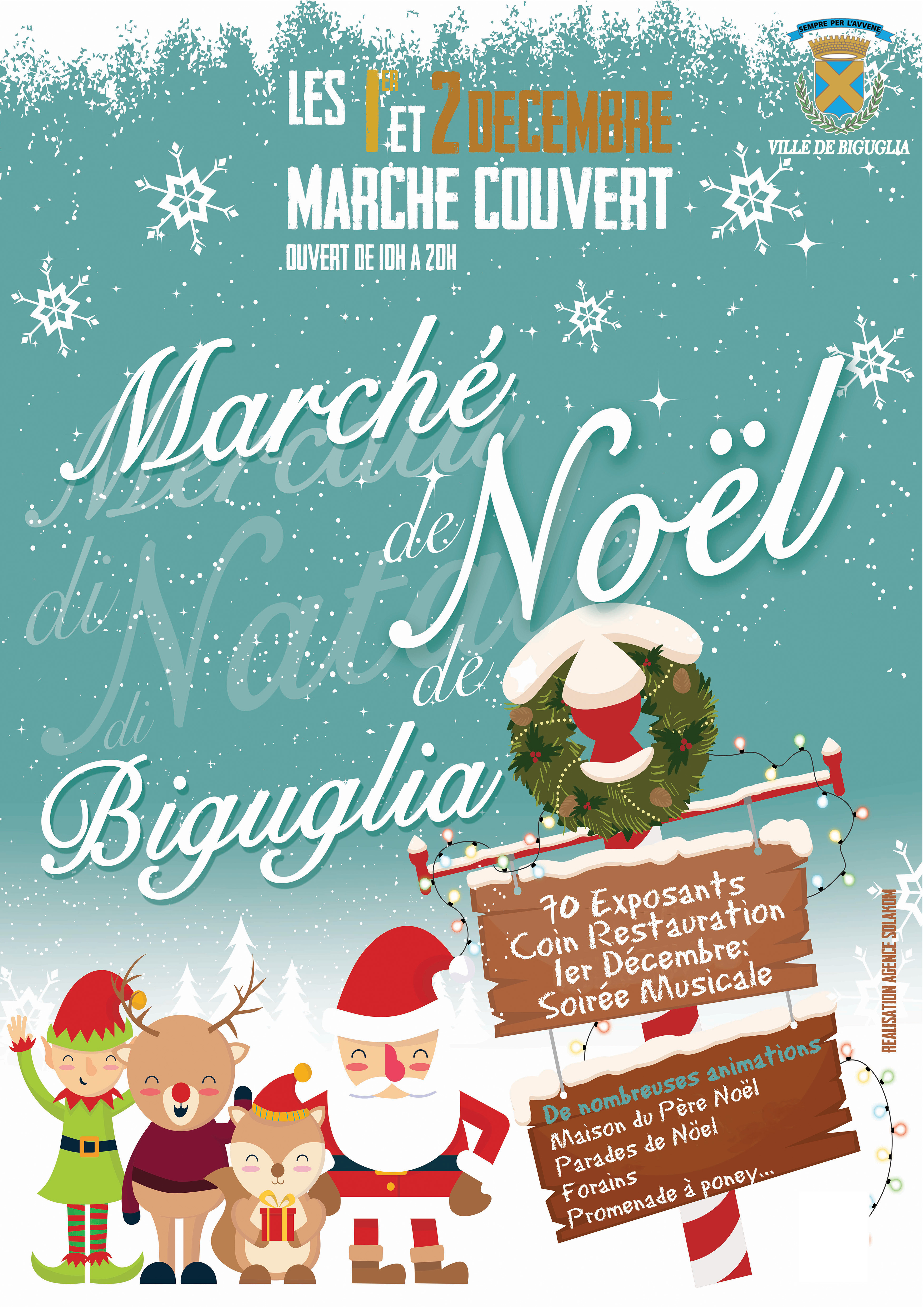 Biguglia : La magie de Noël au marché couvert jusqu’à dimanche soir