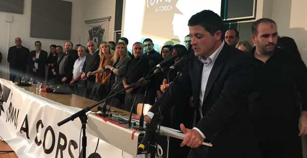 Jean-Félix Acquaviva, élu secrétaire national de Femu a Corsica, lance un appel à la mobilisation