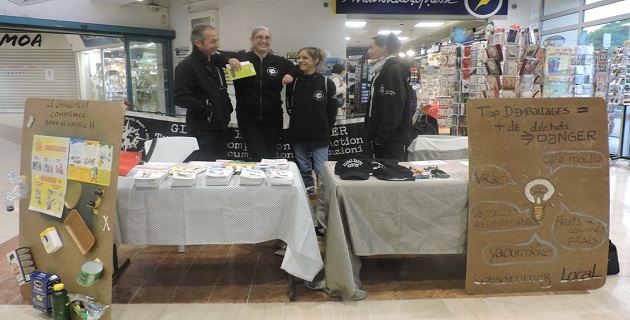 Le stand de l'association « Global Earth Keeper