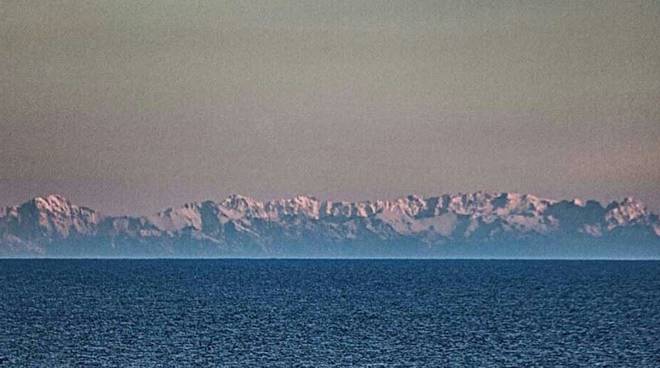 La Corse vue de la province de Cuneo
