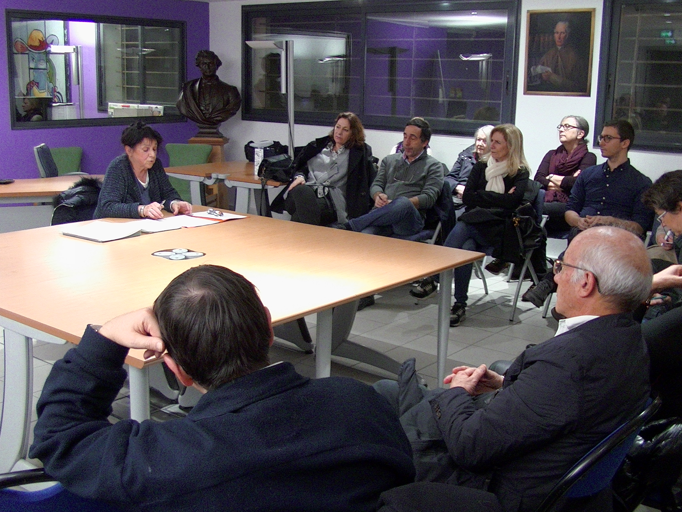 Beaucoup de monde à cette présentation signée Ghjermana de Zerbi