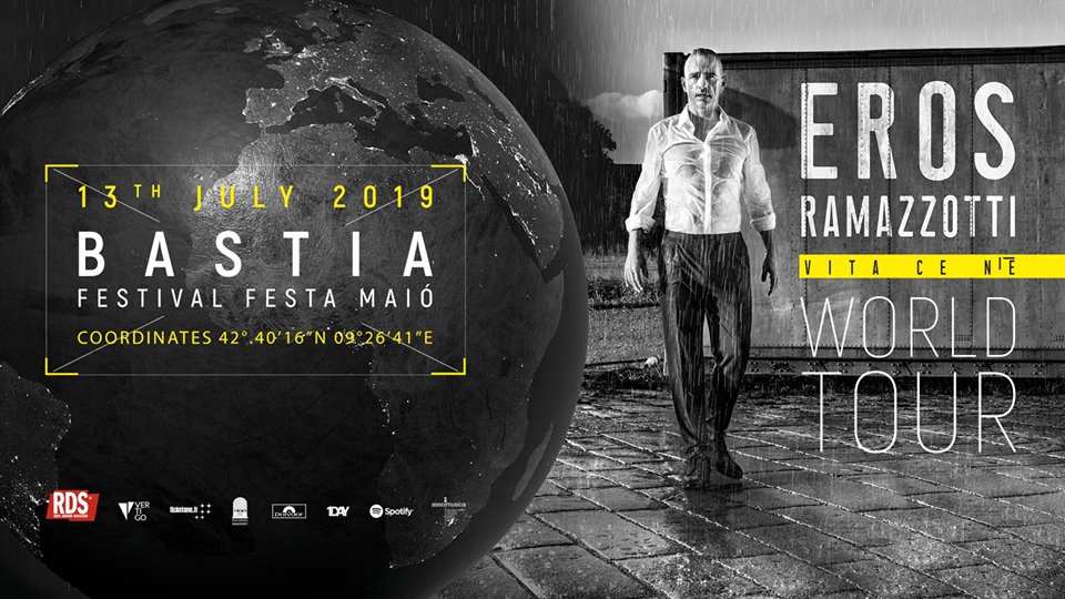 Eros Ramazzotti en concert à Bastia pour sa tournée mondiale