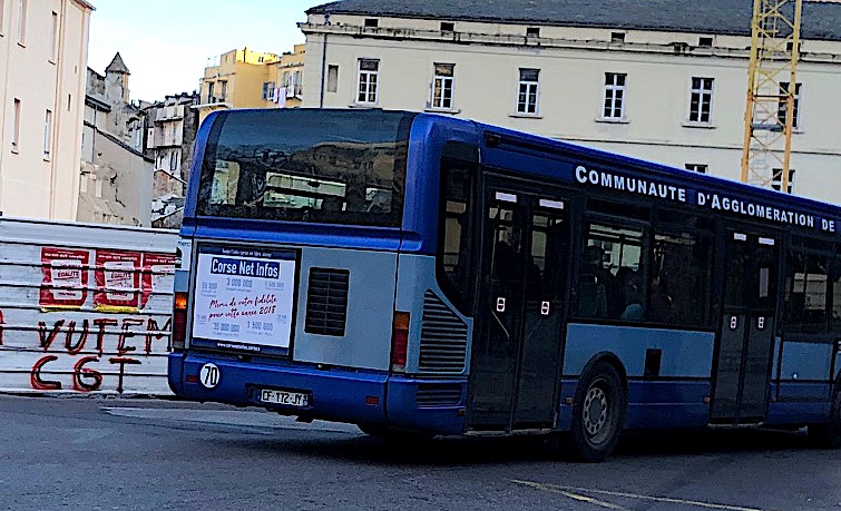 CNI affiche sa bonne santé sur les bus bastiais