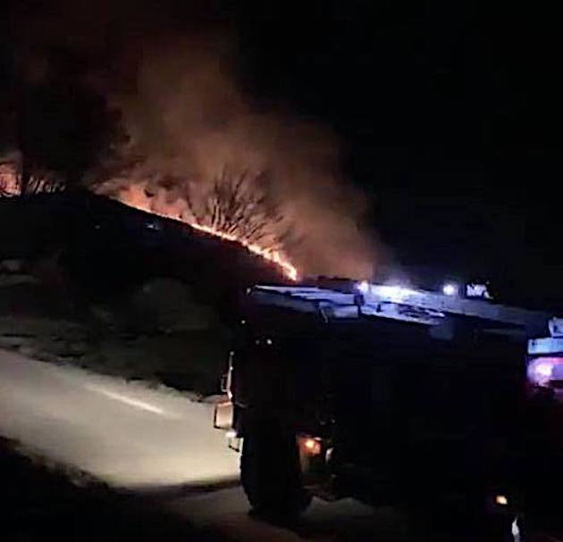 Le feu de Zicavo a détruit 1 hectare d'herbes
