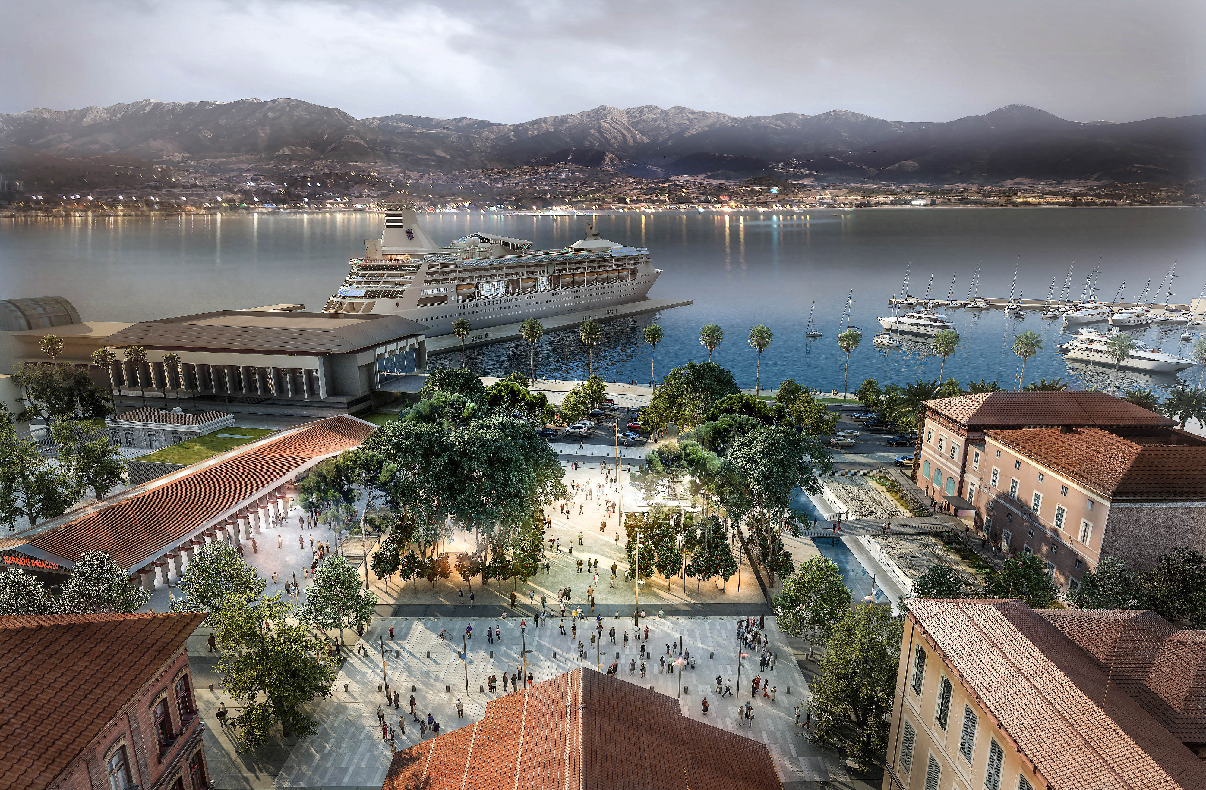 Place Campinchi et halle des marchés d'Ajaccio : La finalisation est en marche