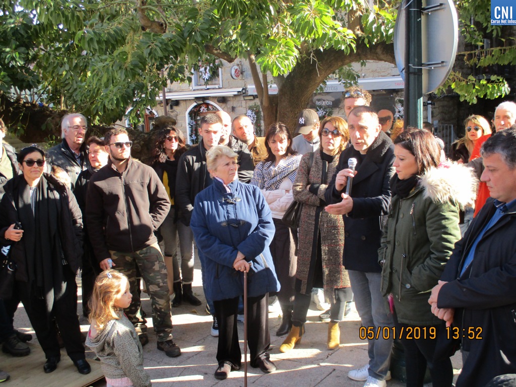 Le soutien de J.Christophe Angelini aux cmmerçants de Porto-Vecchio.