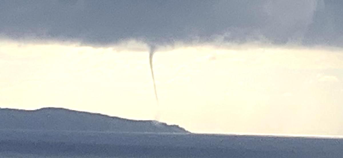 Trombe marine dans le golfe d'Ajaccio