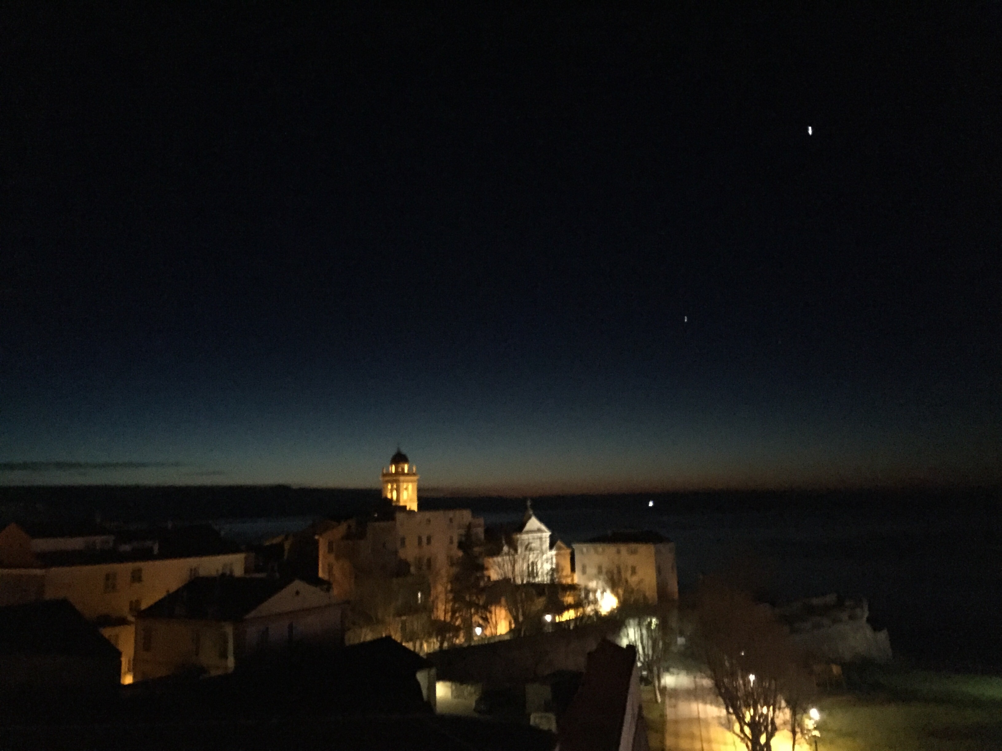 La photo du jour : L'heure bleue de Bastia