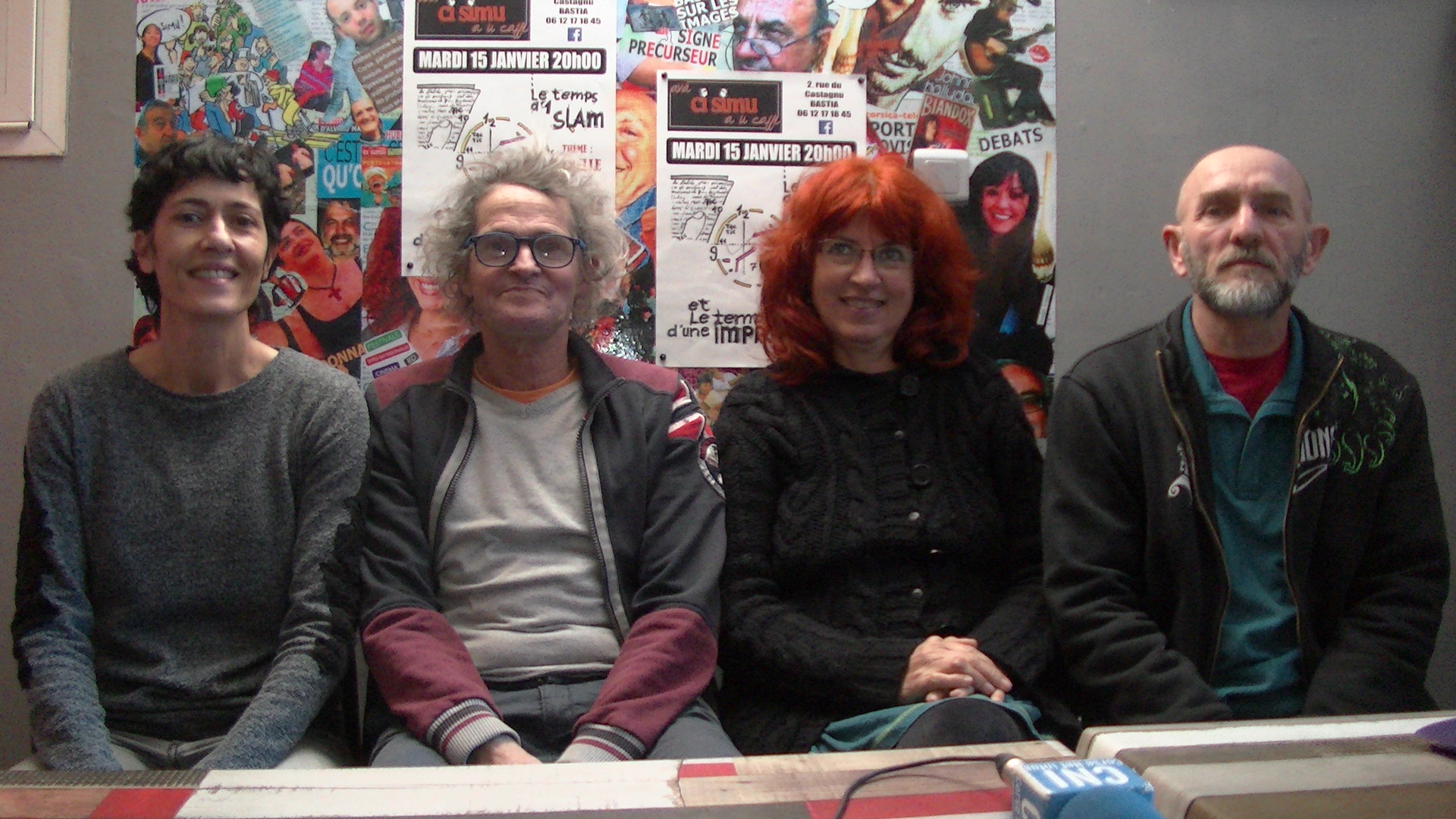 "Ô Lili", "Le président", "La rouge" et "Scapin" slament en toute liberté ....