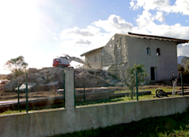 Lucciana : Démolition d'une construction illégale