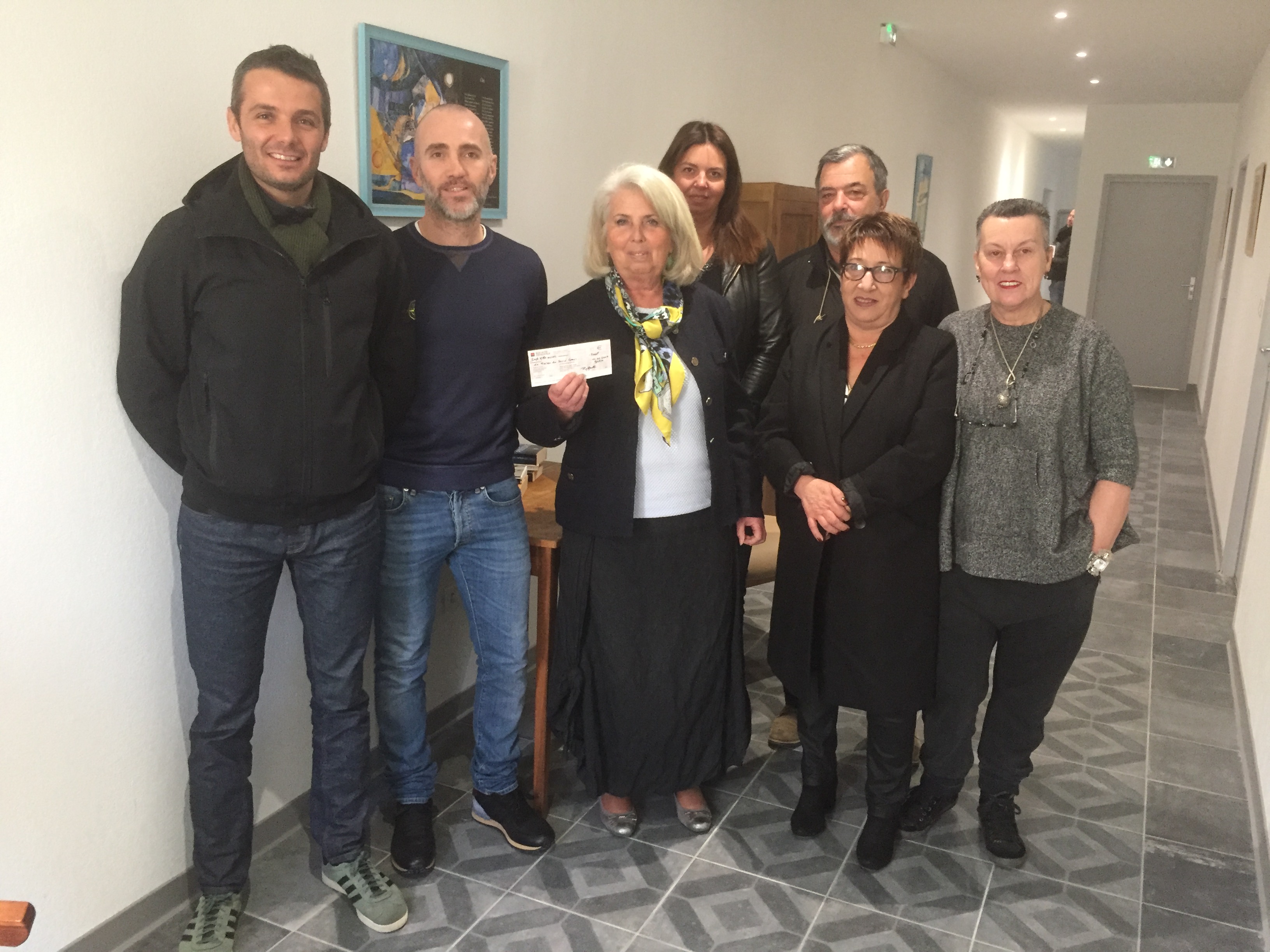 Les organisateurs de la Spassighjata ont remis un chèque de 7000 € à La Maison du Sacré Coeur