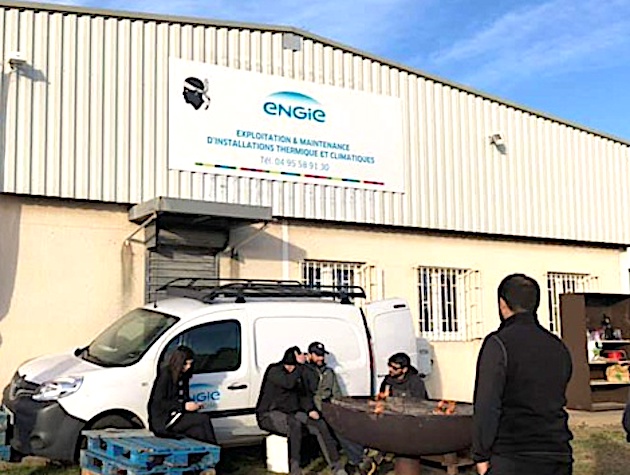 Les agents d'Engie-Cofely sont en grève depuis le 7 Janvier.