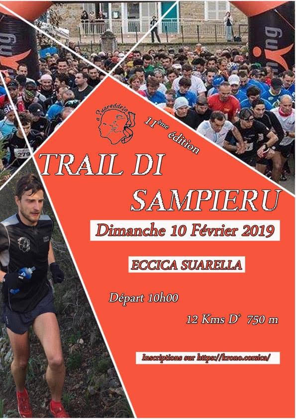 Inscriptions ouvertes pour le 11eme Trail di SAMPIERU