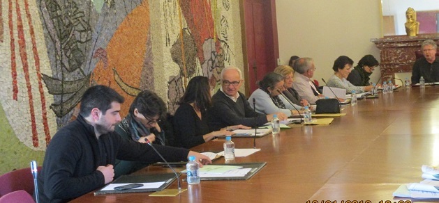 Une partie du conseil municipal