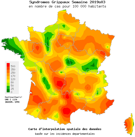 Santé :  La présence de la grippe en Corse se précise !