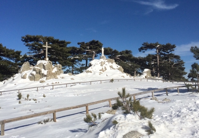 La photo du jour : Notre-Dame des Neiges de Bavella