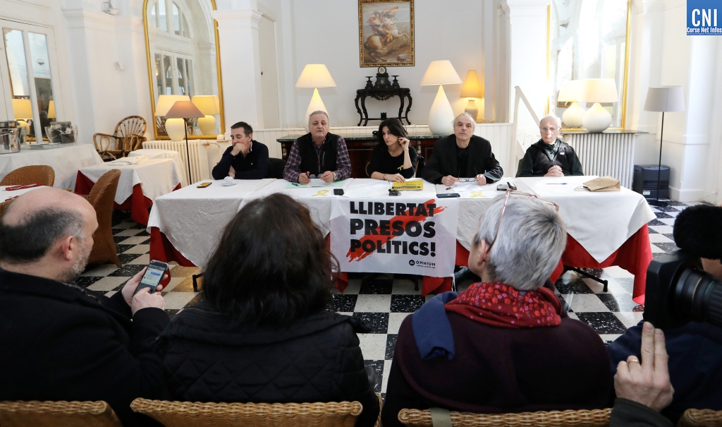 Le comité de solidarité Corse avec la Catalogne en conférence de presse