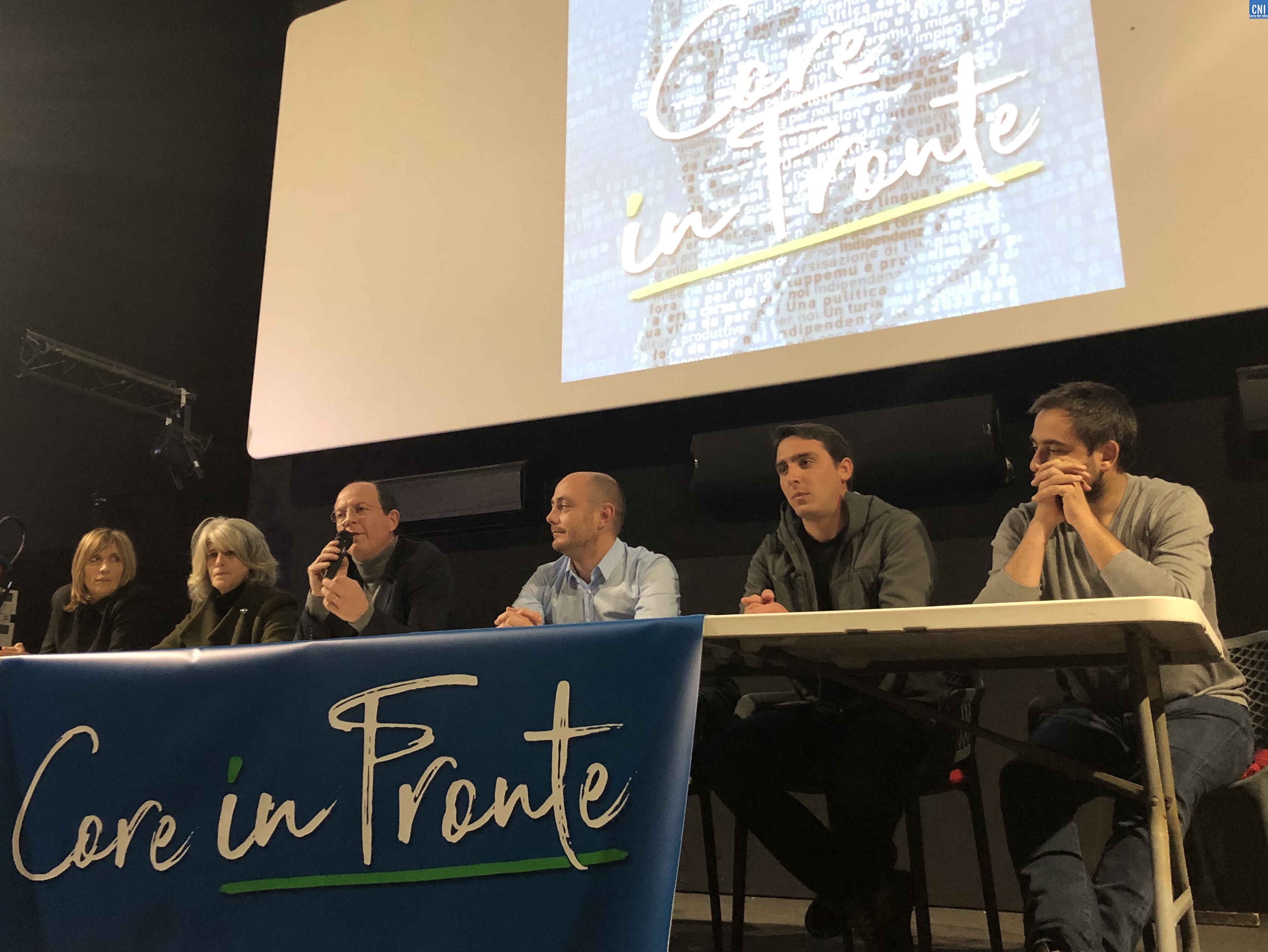 Riunione pubblica di Core In Fronte in Lisula quellu marcuri