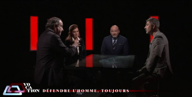 Luc Mondoloni entouré de ses premiers invités