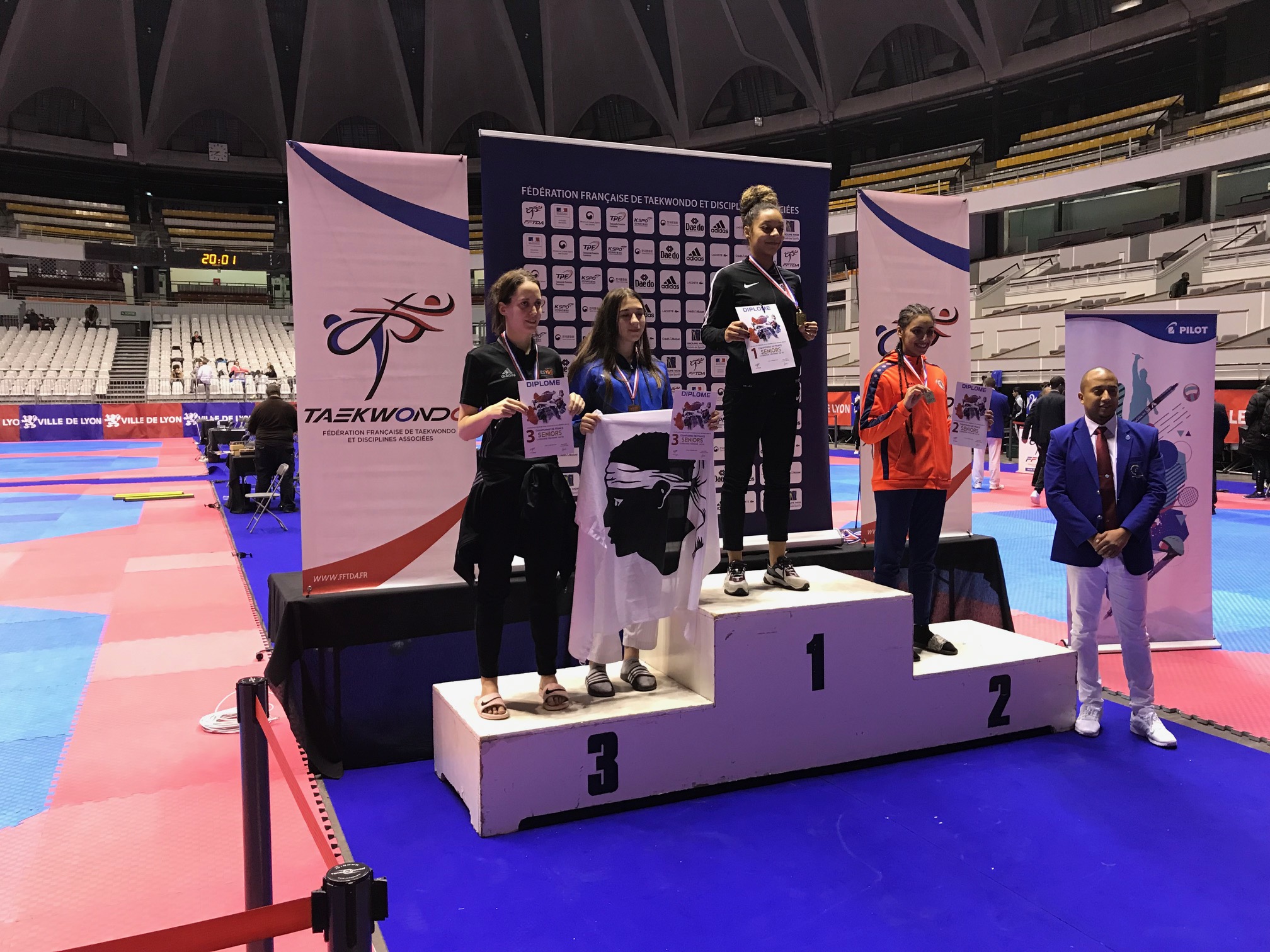 Exploit pour la Bastiaise qui s'est hissée sur la 3ème marche du podium des championnats de France