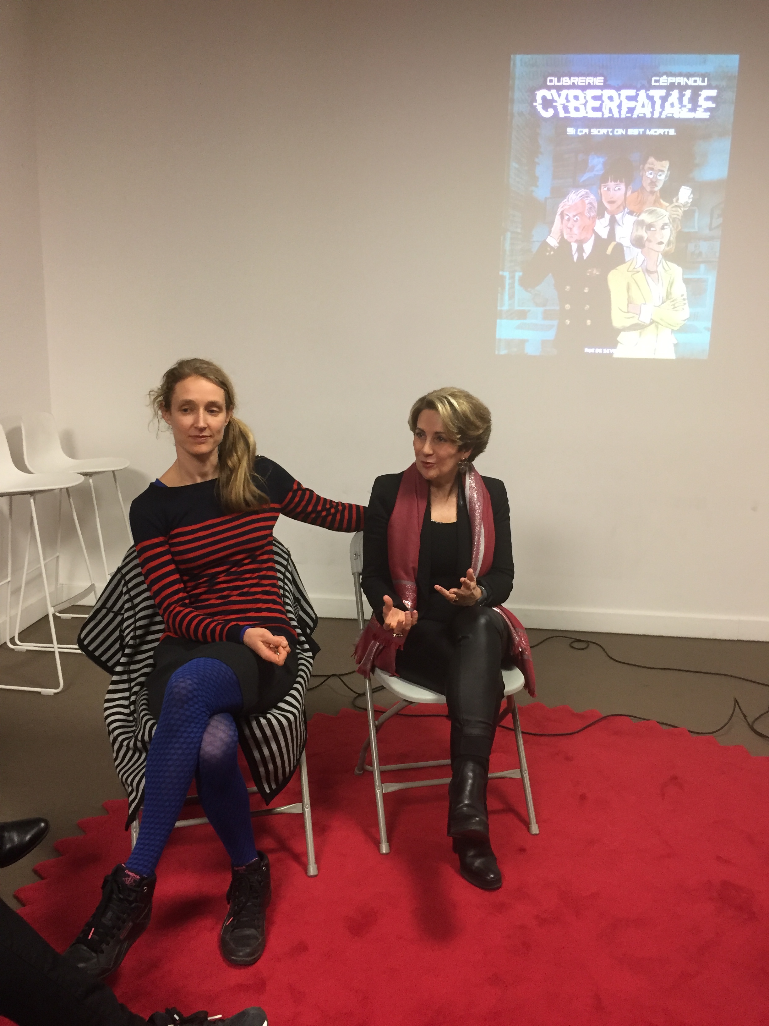 Le collectif "Cepanou" a présenté le 1er tome de "Cyberfatale" à la médiathèque B.Duriani à Bastia