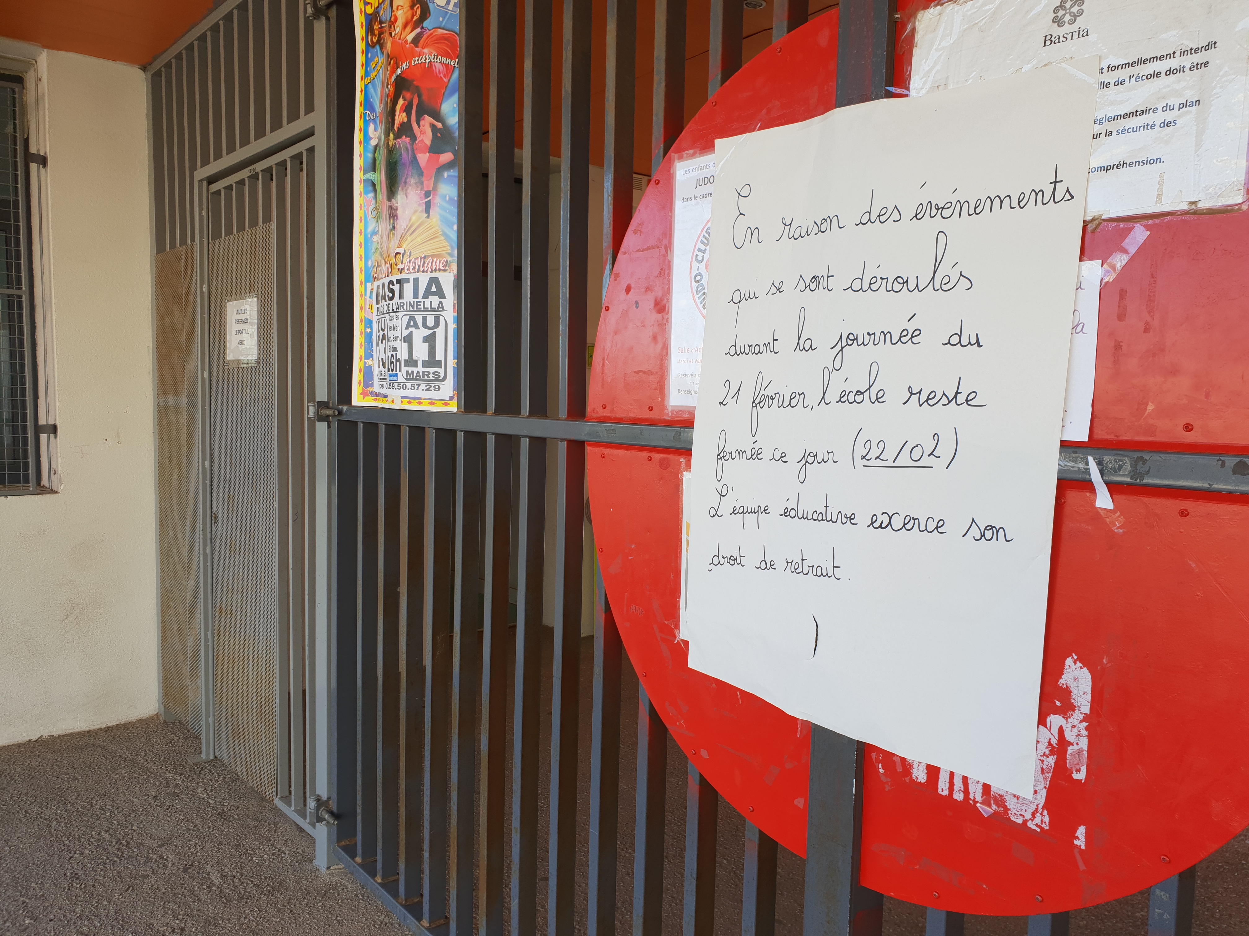 Agression de l'école Charles-Andrei : Un homme en garde à vue au commissariat de Bastia