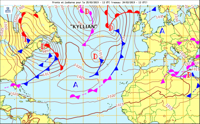 L'anticyclone est toujours bien présent, signe de beau temps