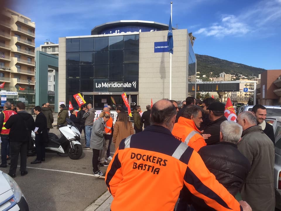 Bastia : rassemblement ce lundi matin devant le siège de la CMN