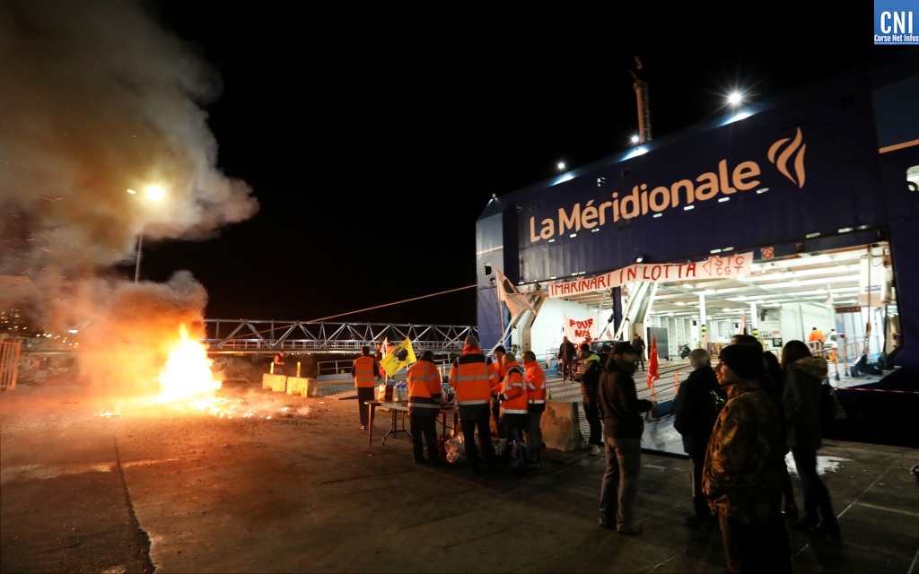 Méridionale : Mobilisation de la CGT et du STC à Bastia. Le Girolata bloqué à Ajaccio
