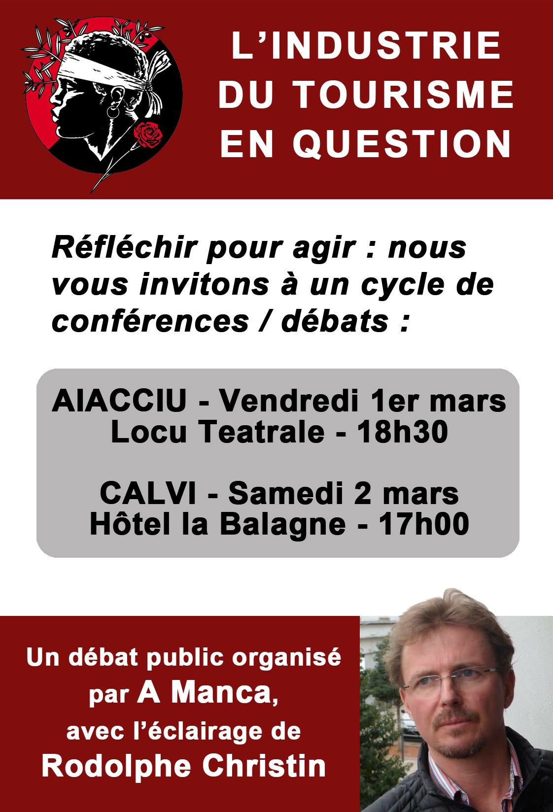 L'industrie du tourisme en question: des conférences à Ajaccio et Calvi