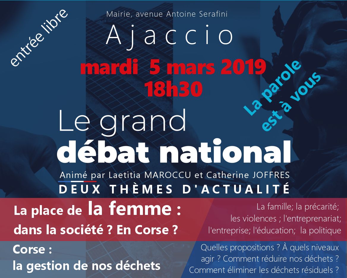 La parole est à vous: Le rôle de la femme dans la société corse et la crise des déchets en débat à Ajaccio