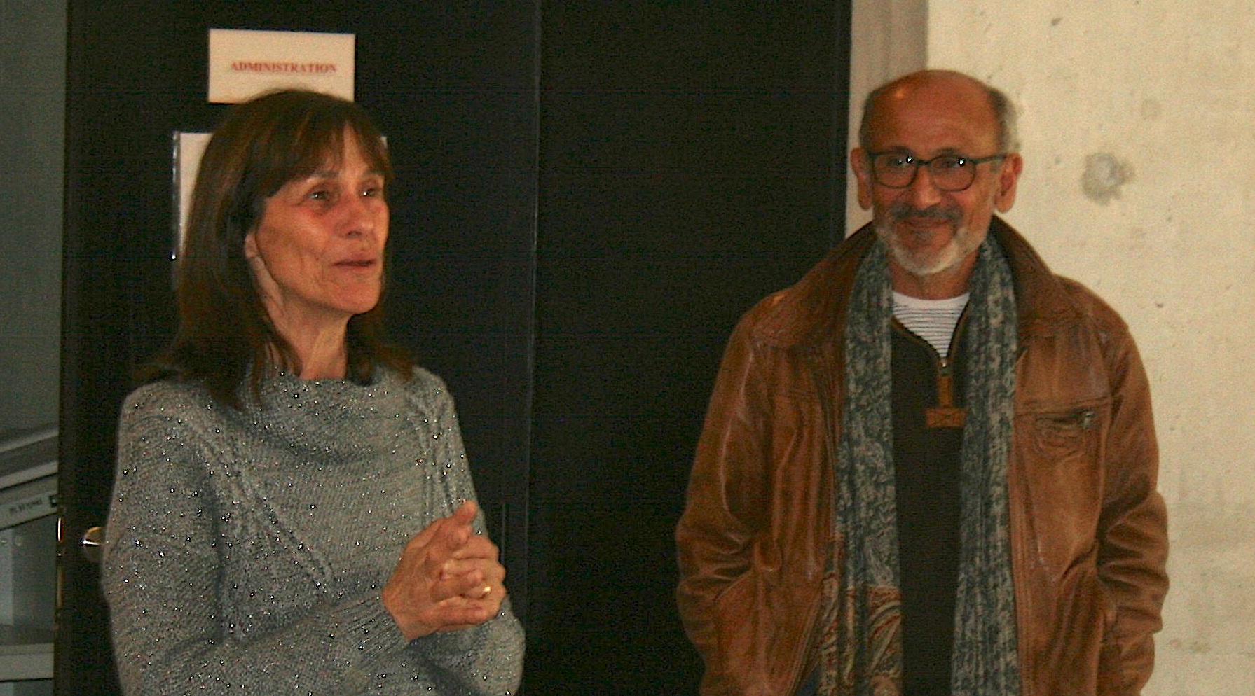 La conservatrice du musée, Janine de Lanfranch