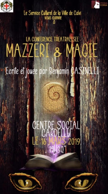 Conférence théâtralisée à Calvi avec Benjamin Casinelli