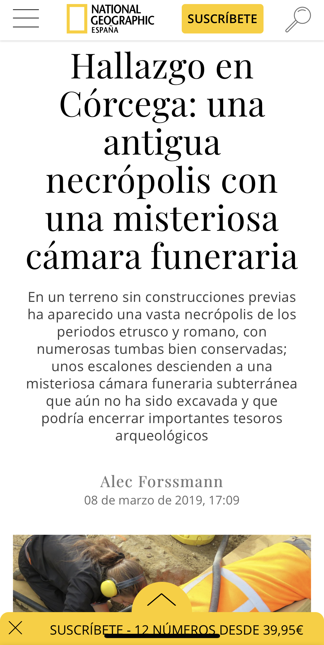 La "mystérieuse" tombe d'Aleria fait la une de la presse étrangère 