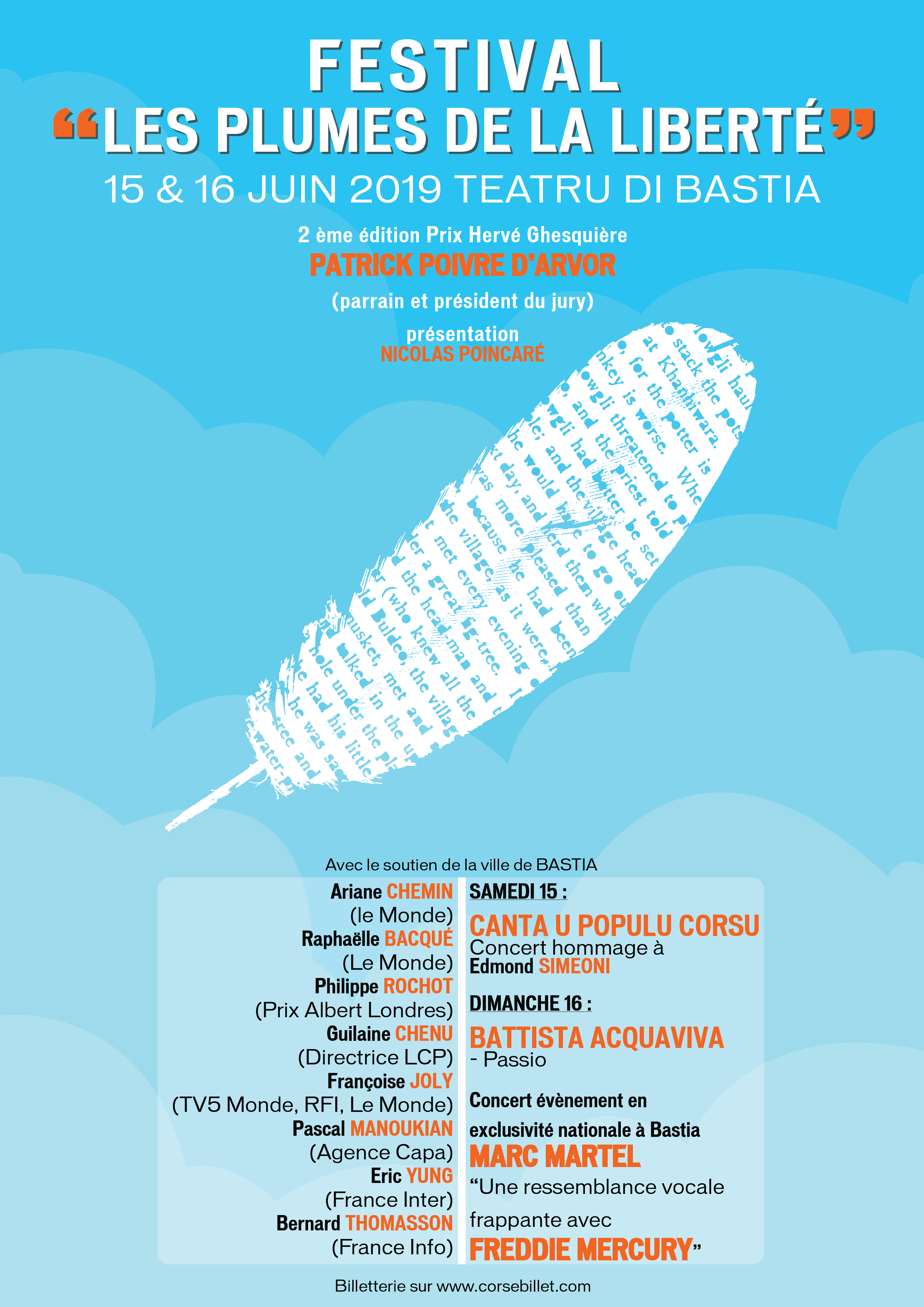 Bastia : Le Festival « Les plumes de la liberté » lève le voile sur son programme 