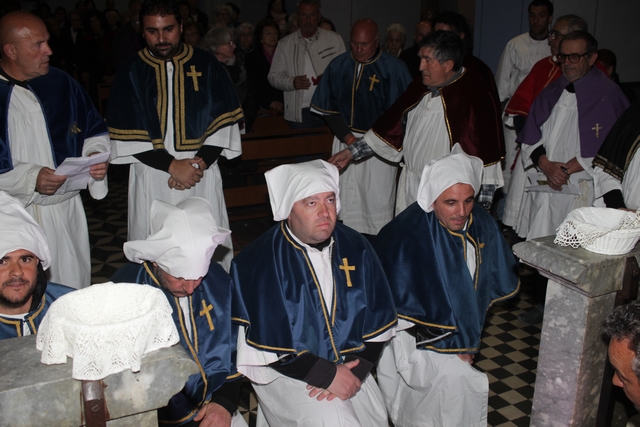 Quatre intronisations à la confrérie "A Madunnucia di a Miséricordia" de l'Ile-Rousse