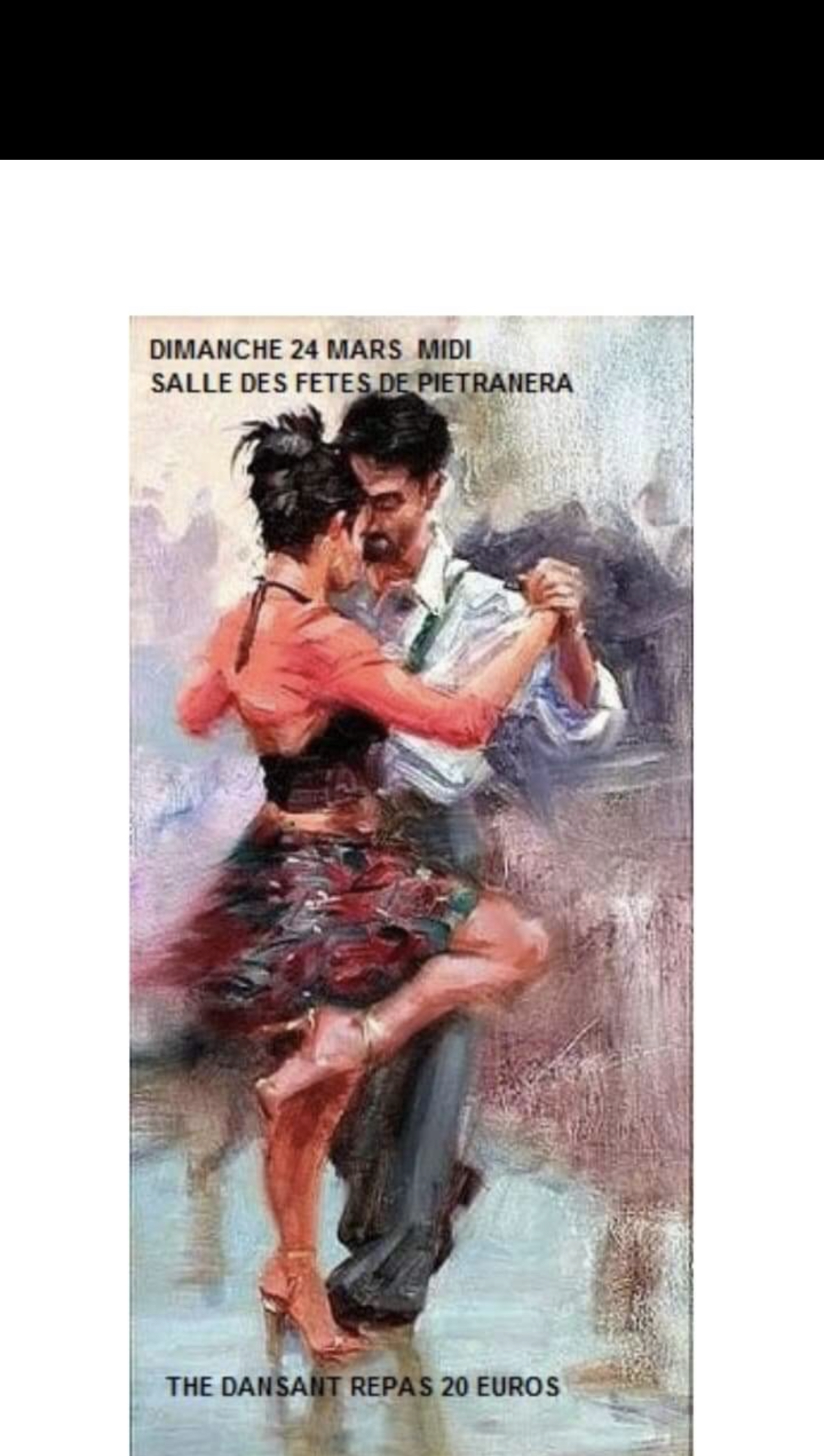 Pietranera : un repas dansant ce dimanche à la salle des fêtes 