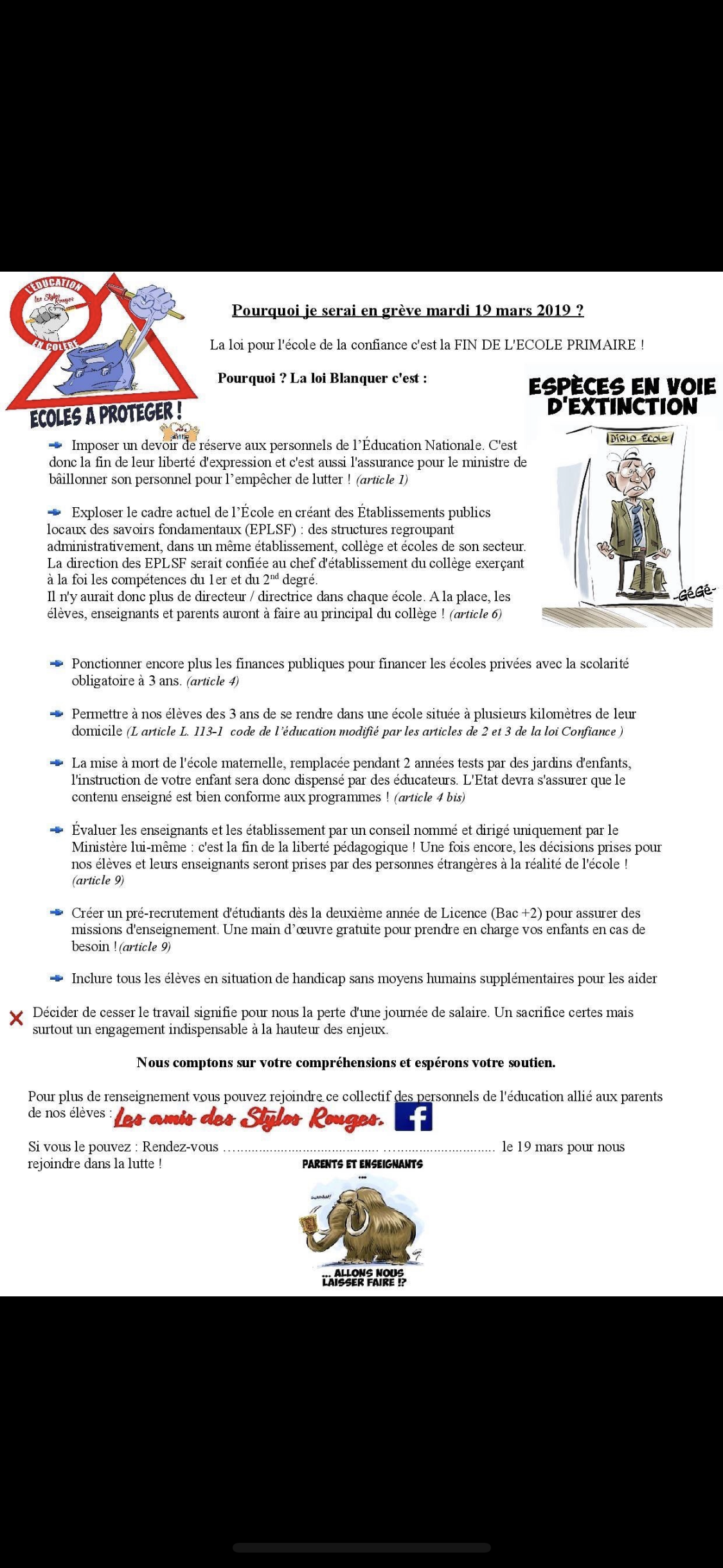 Grève du 19 mars : 54 % de grèvistes chez les professeurs des écoles corses