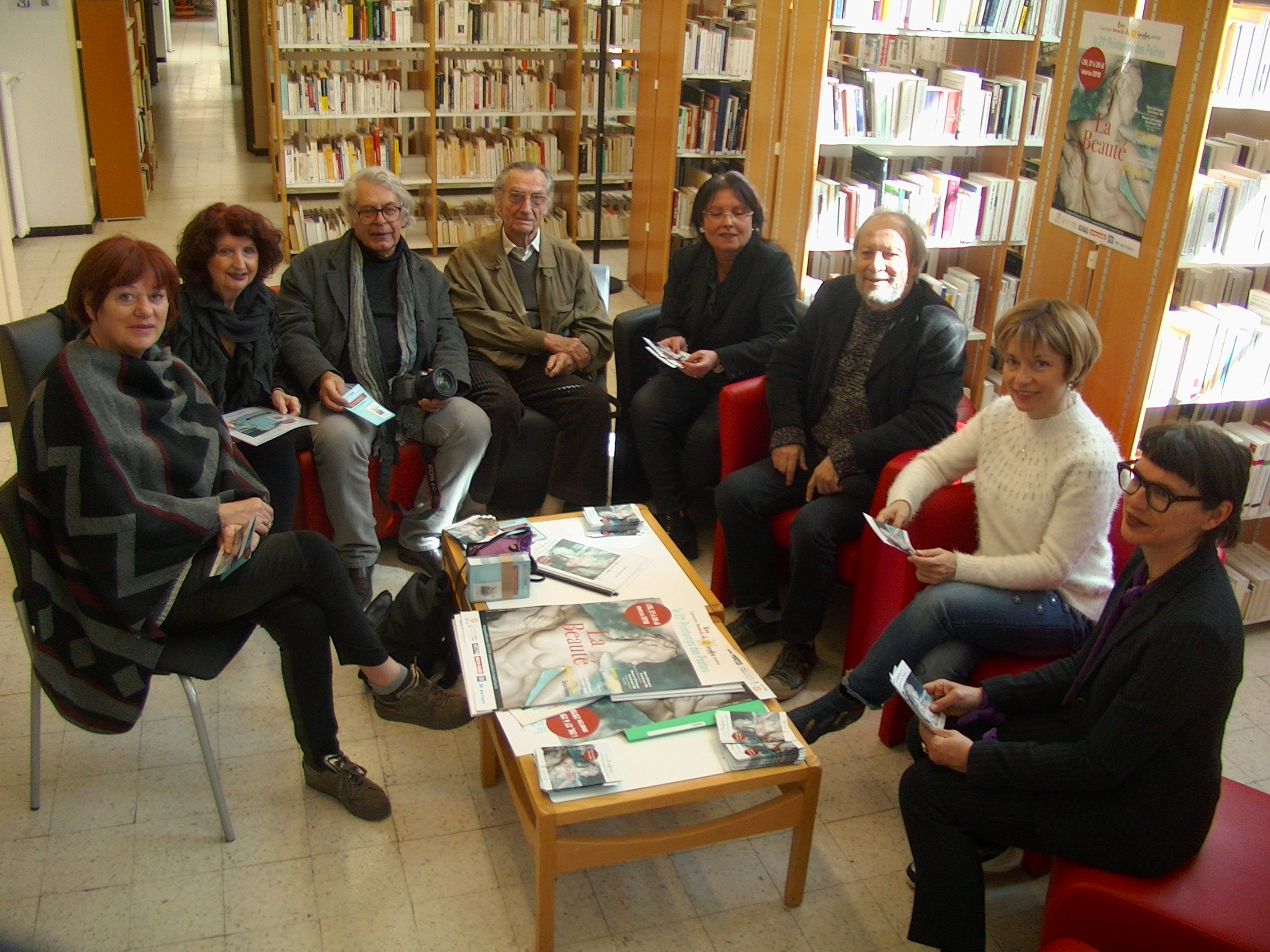 Toute l'équipe de "Une minute de soleil en plus" a présenté la 21ème édition du printemps des poètes